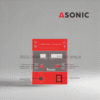 ASONIC IND-1000 industrijska ultrazvočna čistilna naprava z veliko prostornino rezervoarja za globinsko čiščenje strojev in komponent.