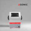 ASONIC IND-30 industrijski ultrazvočni čistilnik, zasnovan za profesionalno uporabo v laboratorijih in delavnicah.