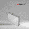 Prevodnik ultrazvočne plošče ASONIC IND-PLATE, trpežna zasnova iz nerjavečega jekla za industrijsko ultrazvočno čiščenje.