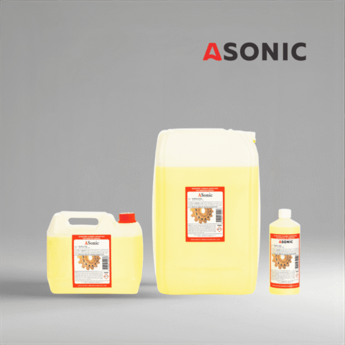 Čistilno sredstvo ASONIC AS-OXI v 1L, 5L in 25L kanistrih za odstranjevanje rje in oksidacije.