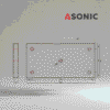 ASONIC HEATER-1000W-5screws-2 zunanji grelnik rezervoarja ultrazvočnega čistilnika