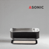 ASONIC HOME-450BLACK2 ASONIC HOME-450black ultrazvočna kopel, eleganten in prenosen čistilec za domačo uporabo, namenjen vsakodnevnim pripomočkom.