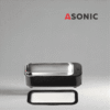 ASONIC HOME-450BLACK3 ASONIC HOME-450black ultrazvočni čistilec, sodobna črna zasnova za natančno čiščenje majhnih dragocenosti.