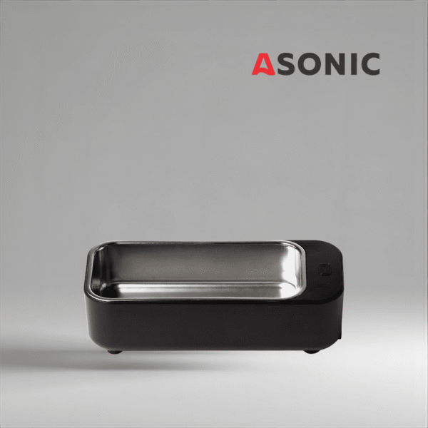 ASONIC HOME-450BLACK4 ASONIC HOME-450black kompaktna ultrazvočna kopel, učinkovita naprava za čiščenje nakita, očal in ur.