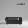 ASONIC HOME-450BLACK5 ASONIC HOME-450black ultrazvočna čistilna naprava, elegantna naprava za vsakodnevne dodatke v gospodinjstvu.