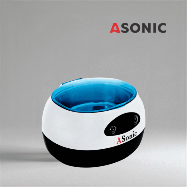 ASONIC HOME-750 ultrazvočni čistilnik za vsakodnevno uporabo v gospodinjstvu, idealen za nakit, očala in kovance.