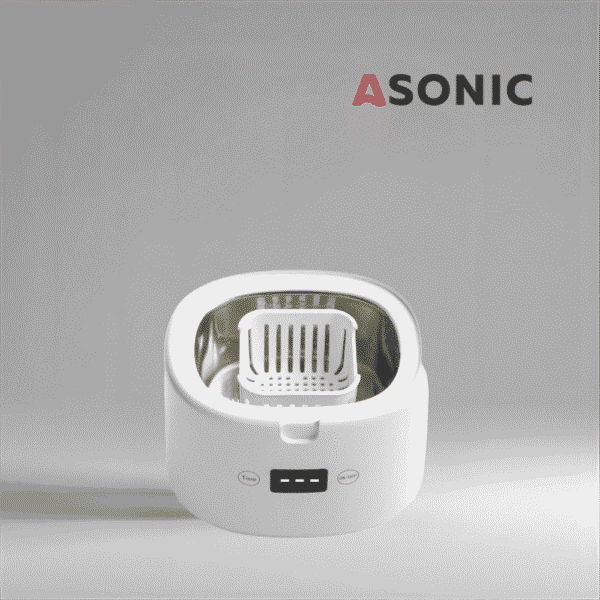 ASONIC HOME-dent ultrazvočna čistilna naprava, prenosna domača rešitev za zobne proteze, retainerje in nakit.
