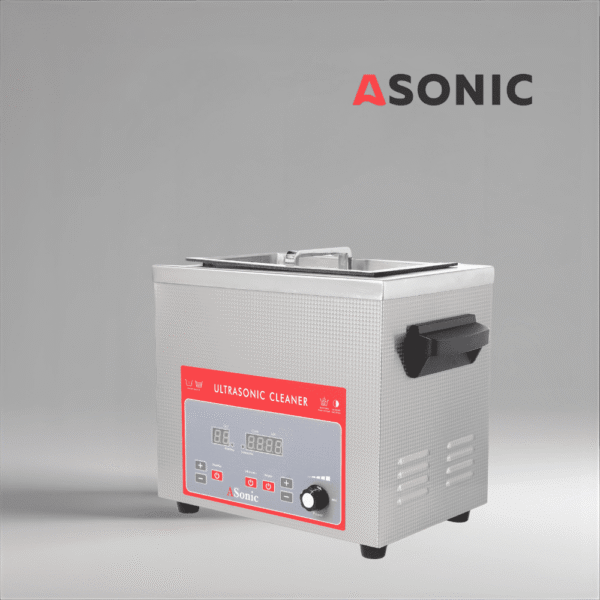 ASONIC IND-40 industrijska ultrazvočna kopel, vzdržljiva posoda iz nerjavečega jekla za laboratorije, delavnice in klinike.
