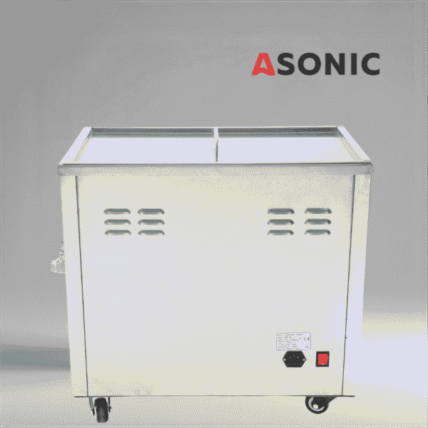 ASONIC IND-400 ultrazvočna čistilna naprava, idealna za profesionalno uporabo v tovarnah in laboratorijih.
