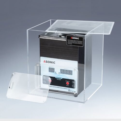 Ultrazvočni čistilec ASONIC MED-20 s tiho škatlo – 1,5 L, 40 kHz