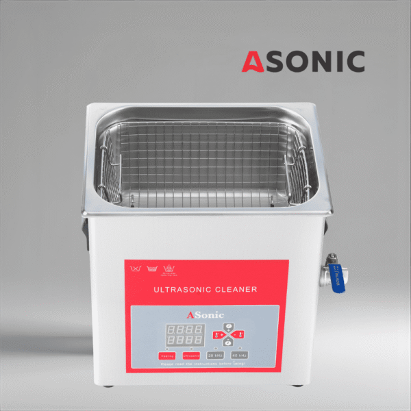 ASONIC PRO-100df ultrazvočni čistilec z digitalnim upravljanjem in rezervoarjem iz nerjavnega jekla
