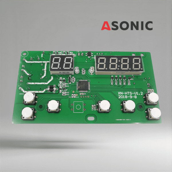 ASONIC PROmodel prikazovalnik PCB s funkcijo odplinjevanja, napredna nadomestna krmilna plošča za ultrazvočne čistilne stroje