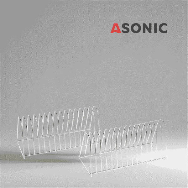 ASONIC Vinyl Hold-15 pripomoček, vzdržljivo držalo za varno čiščenje do 15 vinilnih plošč v ultrazvočnih čistilnikih.