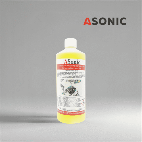 ASONIC AS-OXI-1 ultrazvočni odstranjevalec oksidacije, 1L čistilni koncentrat za varno odstranjevanje oksida na nakitu in orodju.