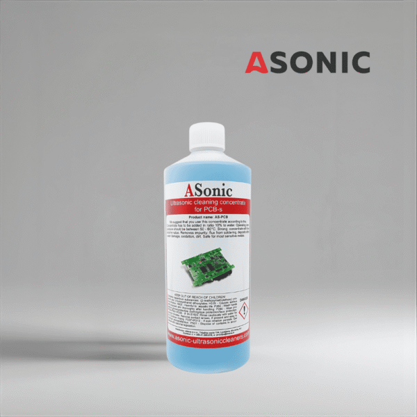 ASONIC PCB-1 ultrazvočni detergent, 1L raztopina za varno in natančno čiščenje plošč s tiskanim vezjem in elektronskih komponent.