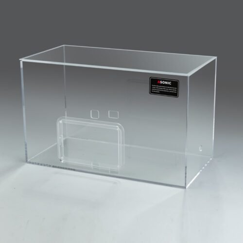 Tiha škatla ASONIC za 3L ultrazvočne čistilnike, ki se prodajajo ločeno ali skupaj s čistilno enoto.