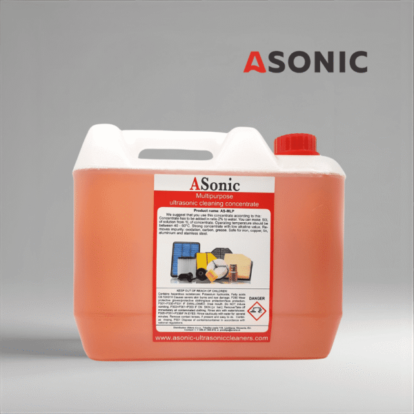 ASONIC AS-MLP-5 večnamensko ultrazvočno čistilo, 5L univerzalna rešitev za industrijsko in laboratorijsko čiščenje.