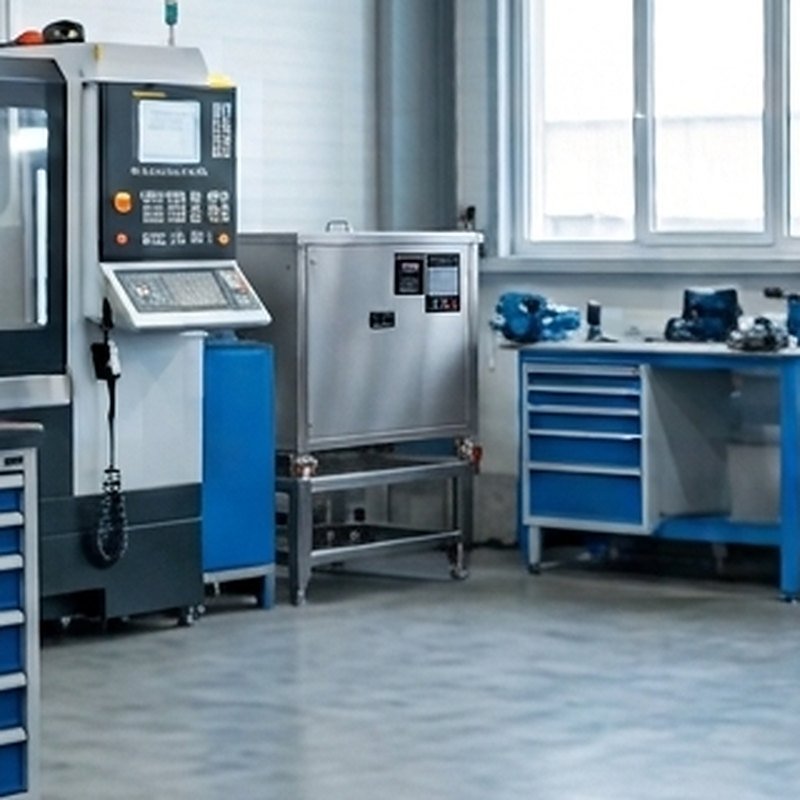 ASONIC industrijski ultrazvočni čistilec v proizvodnem obratu